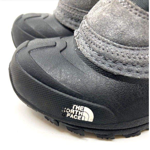 The North Face Youth Shellista Lace IV Snow Boots Sz 1 Pink/Gray Insulated 200G - Picture 6 of 8